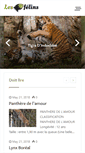 Mobile Screenshot of les-felins.com