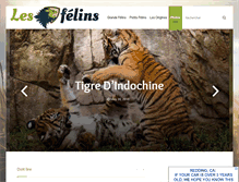 Tablet Screenshot of les-felins.com
